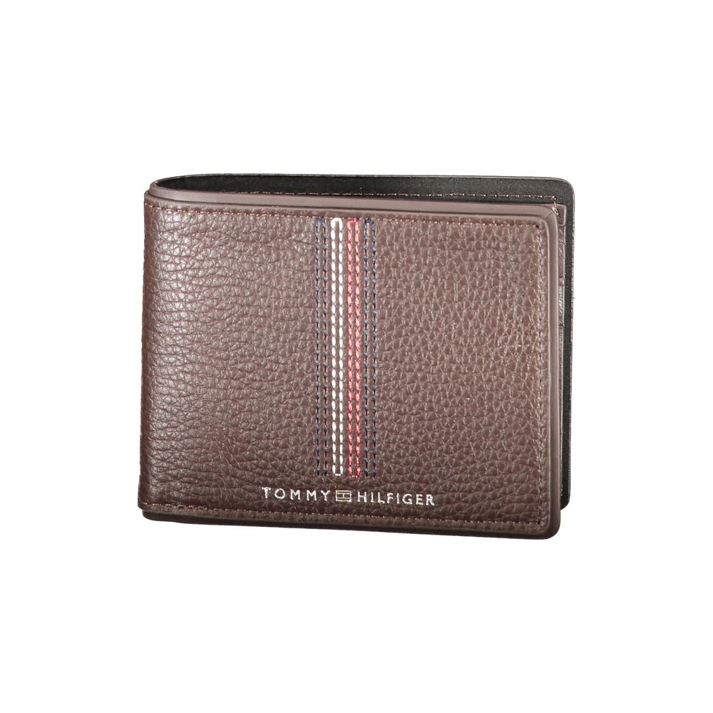 

Коричневый кожаный кошелек Tommy Hilfiger