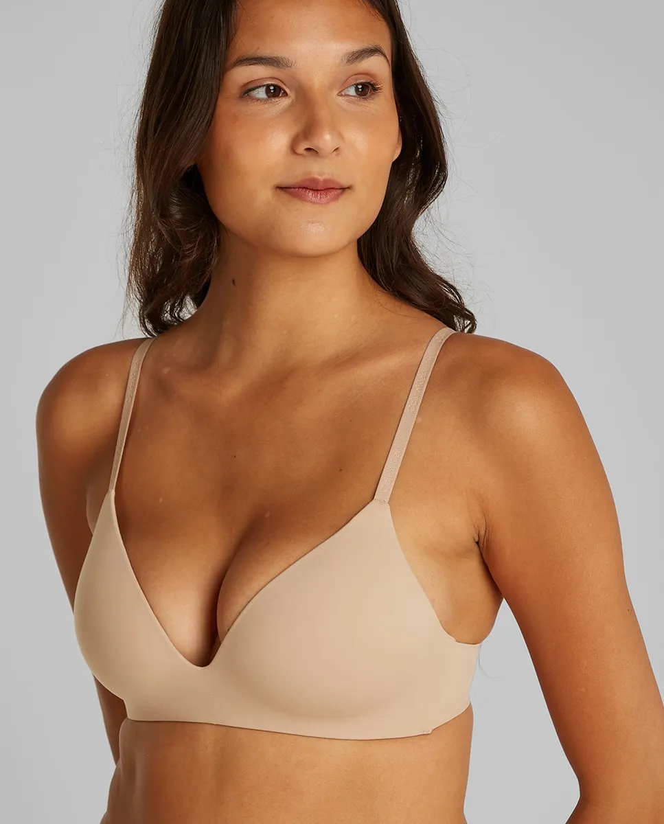 Классический бюстгальтер без косточек PERFECTLY FIT Calvin Klein, бежевый — фото 3