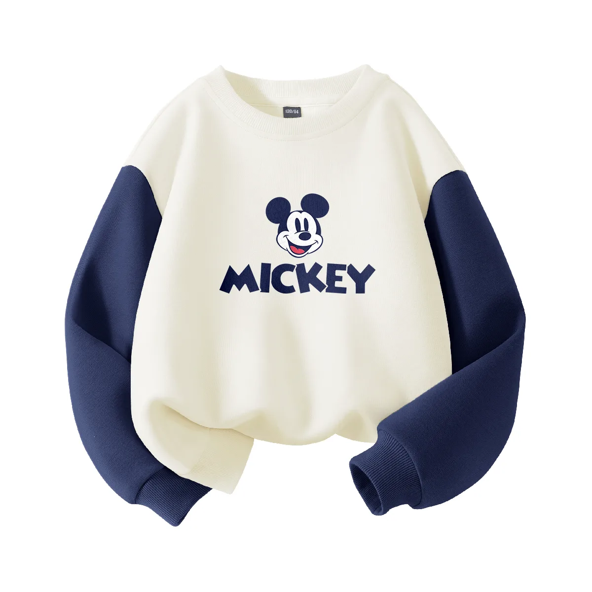 Детский свитшот с круглым вырезом Disney, Dicy Mickey Mouse Navy Blue