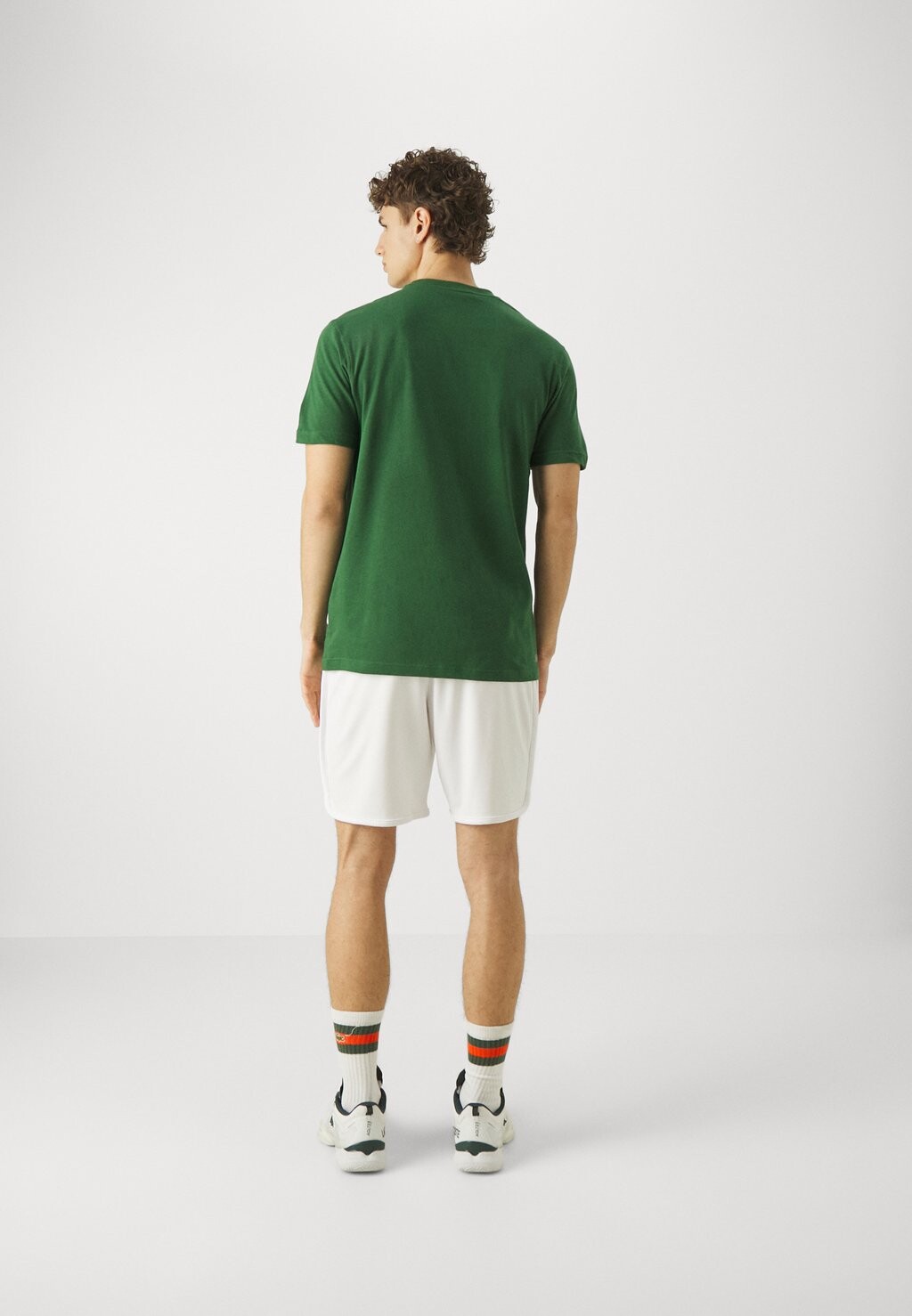 Спортивная футболка Sports T-Shirt Cotton Lacoste, зеленый — фото 3