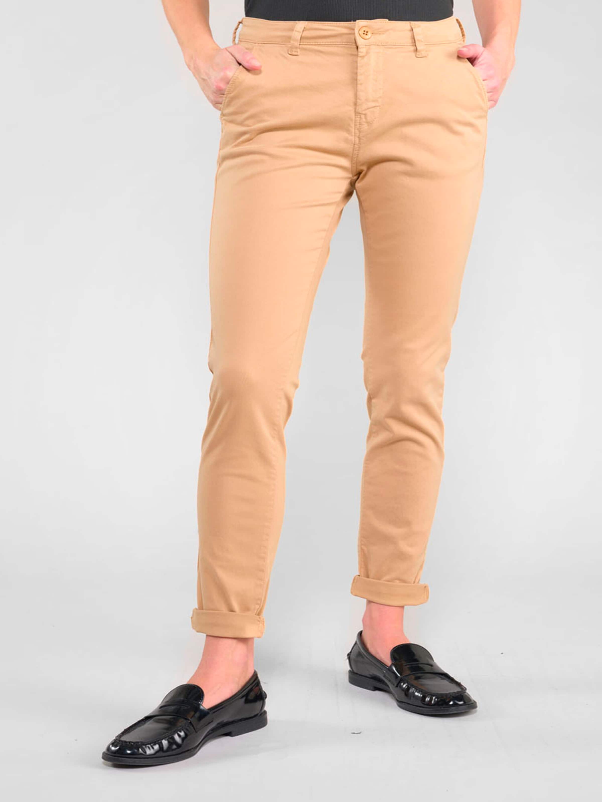 

Le Temps Des Cerises Штаны чинос 'DYLI 6' Regular в цвете Camel