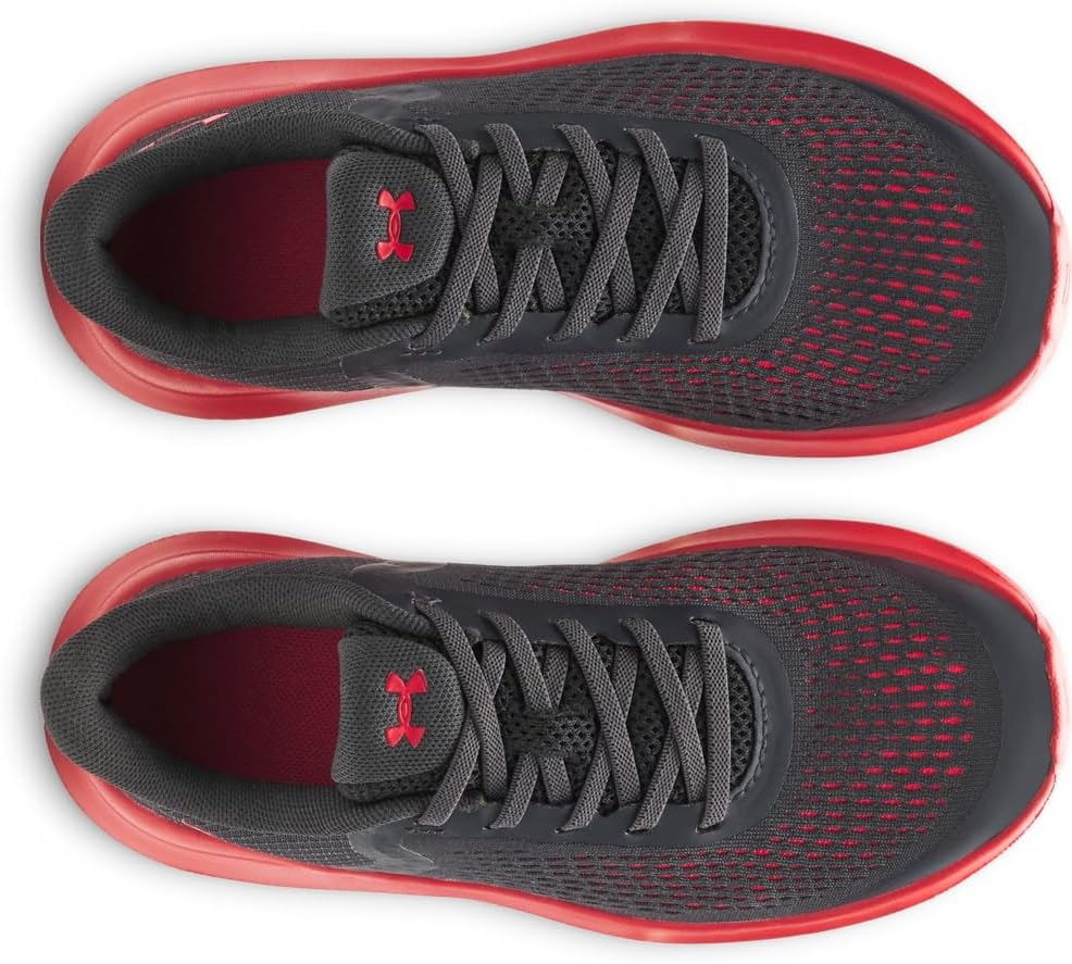 Кроссовки Under Armour Boys Pre School Rogue 4 с альтернативной шнуровкой, красный — фото 4