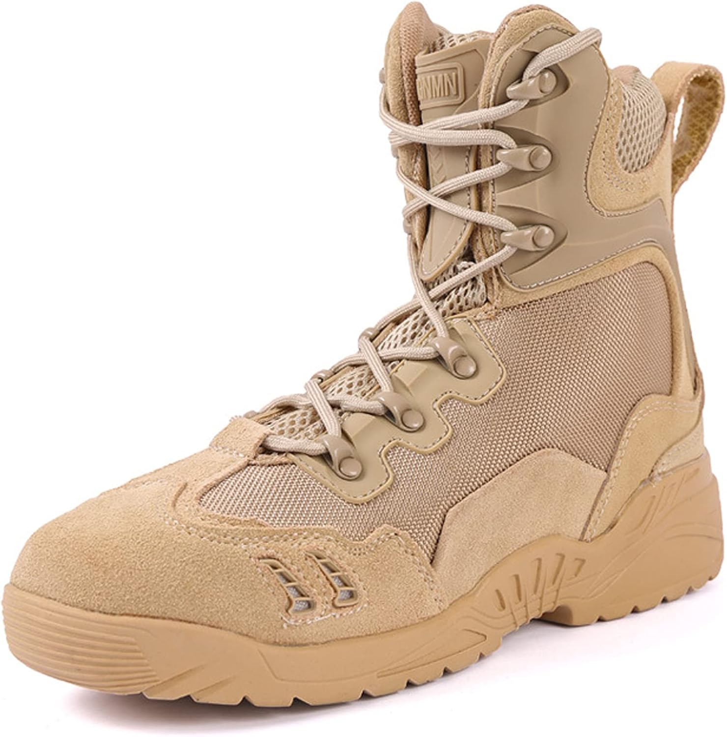 

Мужские походные ботинки, треккинговая обувь для прогулок, восхождений и активного отдыха на улице, легкие, высокие, на шнуровке, противоскользящие, для походов с рюкзаком, кемпинга, велосипедного спорта и других видов спорта Hongrenamz, 7 Sand