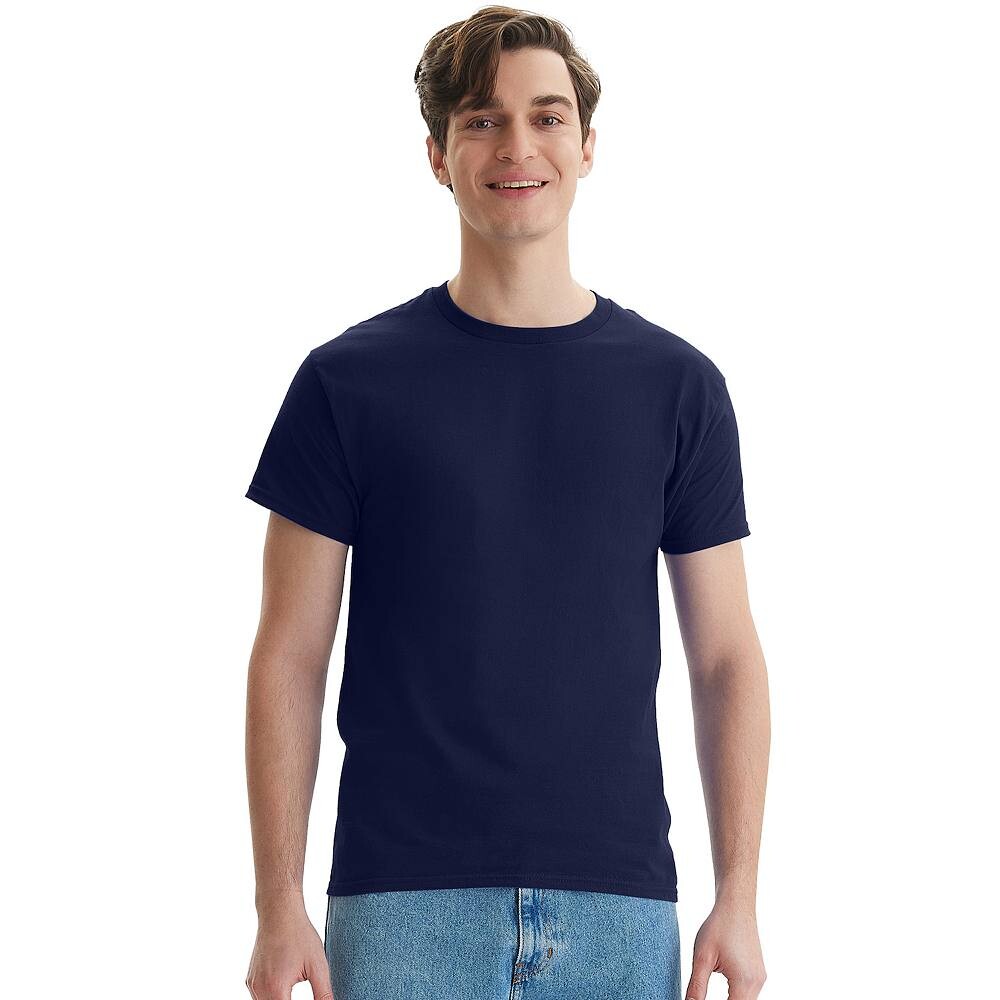 

Мужская хлопковая футболка Hanes Essentials (6 пар), темно-синий
