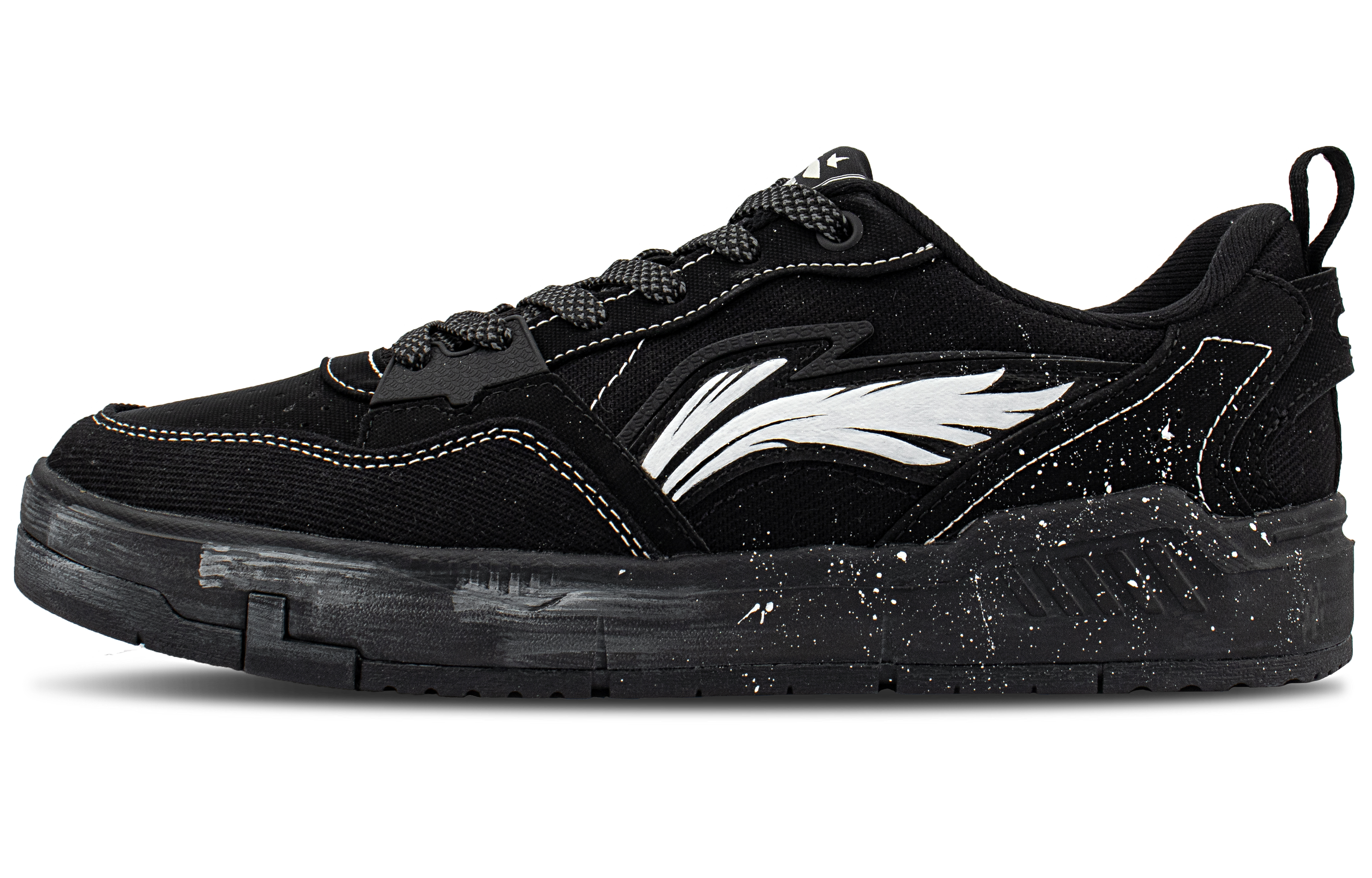 

LINING Кроссовки для скейтбординга Yuan Chu Coverage, устойчивые к истиранию и скольжению, черные, мужские