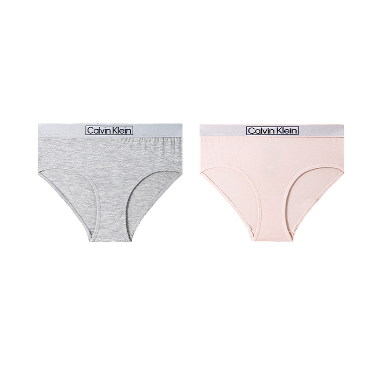 

Комплект из 2 пар трусов CALVIN KLEIN для подростков, розовый/серый