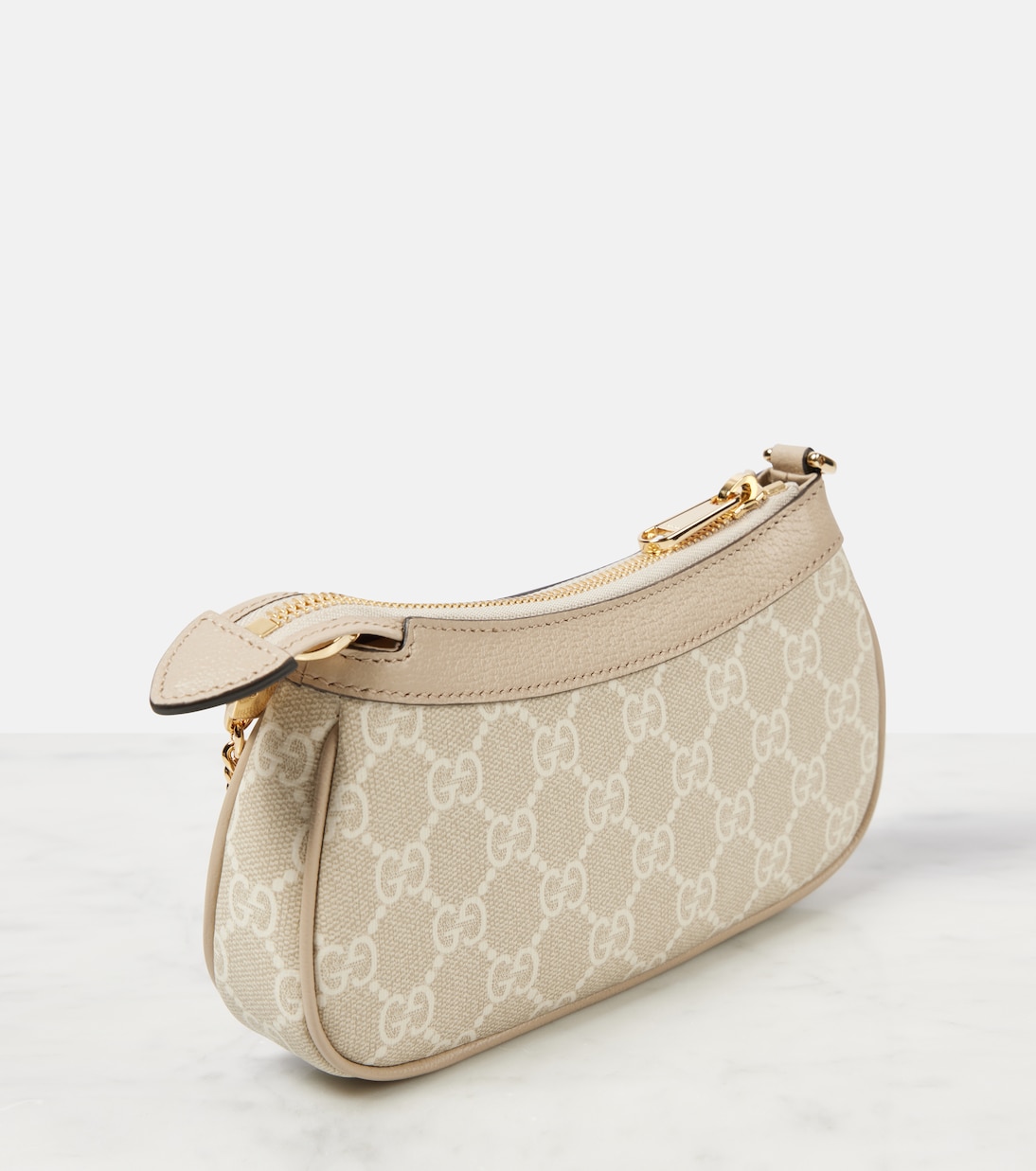 Мини-сумка Ophidia через плечо с кожаной отделкой Gucci — фото 4