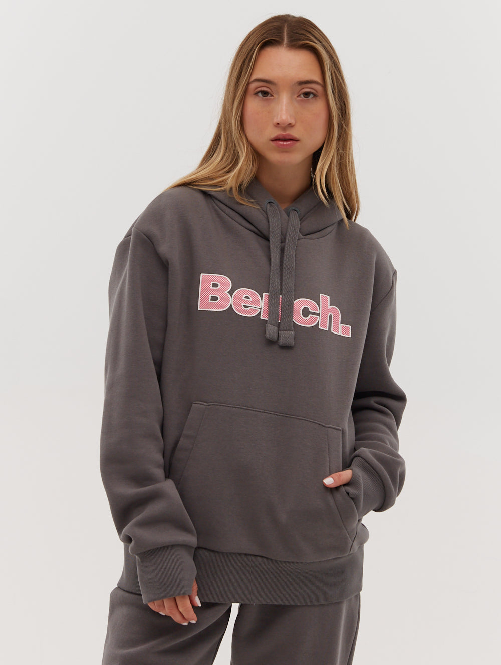 

Толстовка с капюшоном и логотипом Lias Outline Bench., цвет soft charcoal