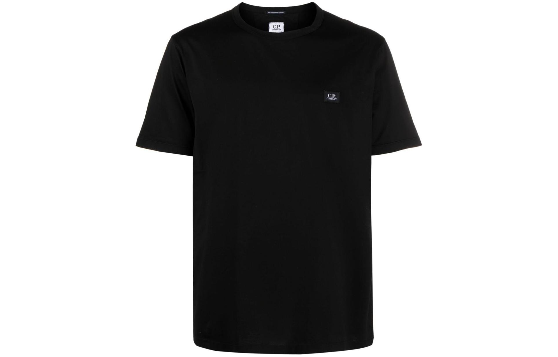 

Футболка Cotton с нашивкой логотипа C.P. Company C.P.Company, черный