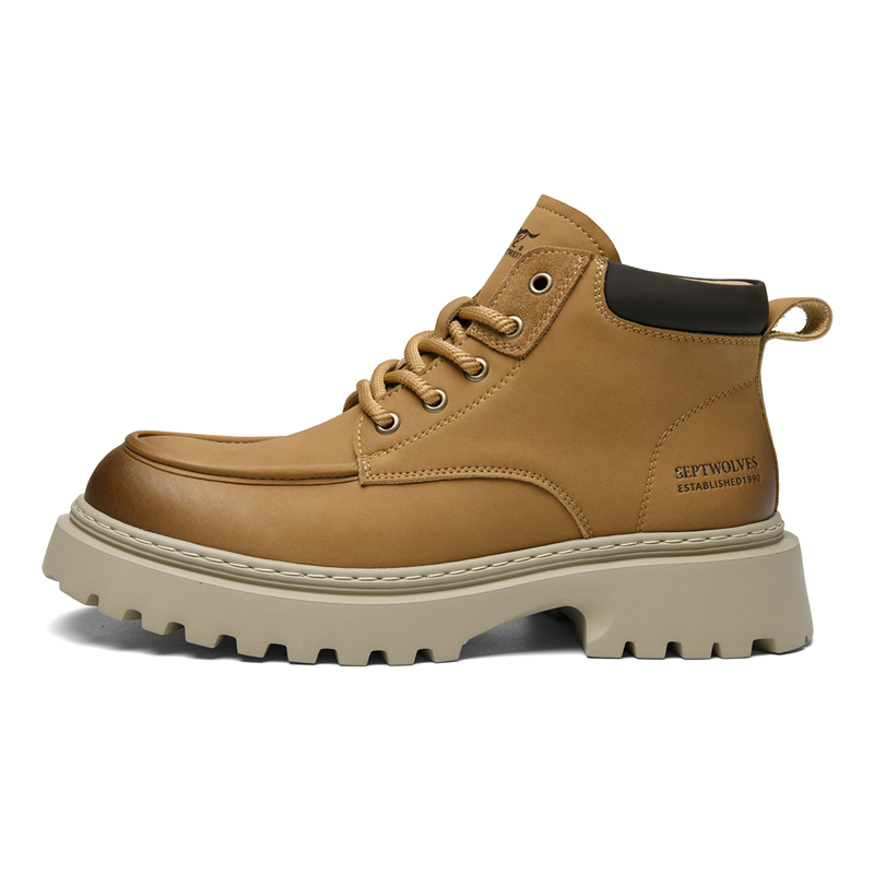 

Короткие мужские ботинки Martin SEPTWOLVES, Yellow (Standard Leather Shoe Size)
