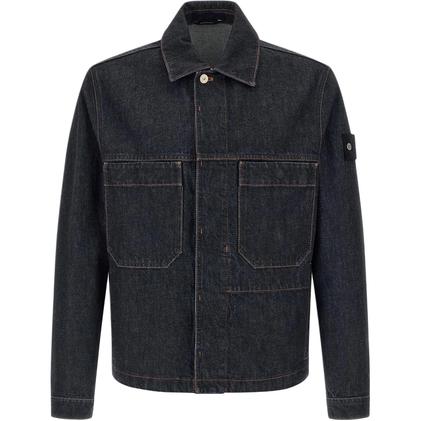 

Куртка с карманами STONE ISLAND, синий