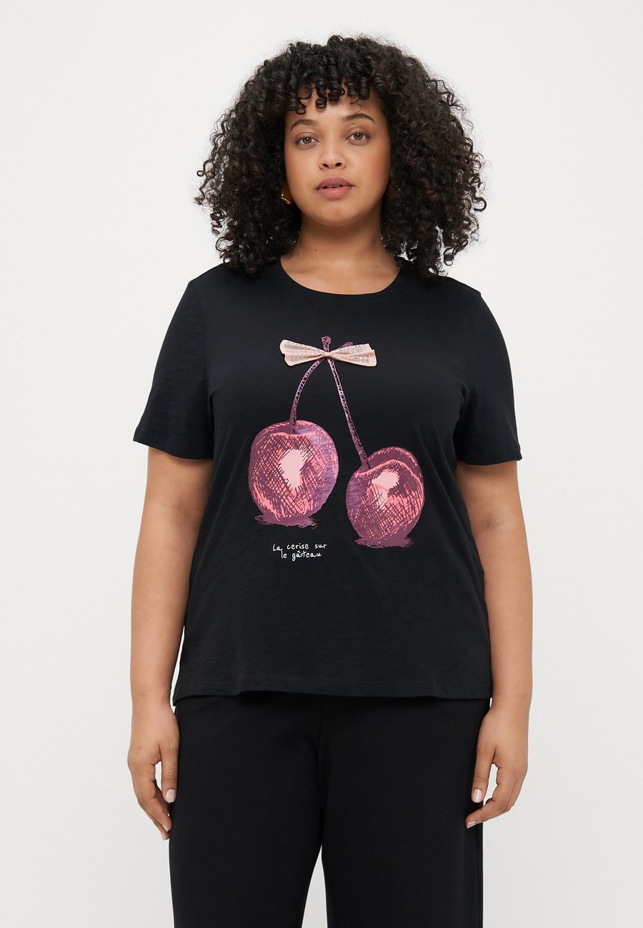 

Футболка ONLY Carmakoma CARKITA LIFE O NECK TEE , Black /Black, Черный, Футболка ONLY Carmakoma CARKITA LIFE O NECK TEE , Black /Black