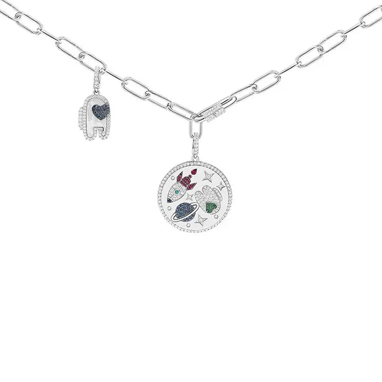 

Apm Monaco Колье из стерлингового серебра 925 пробы