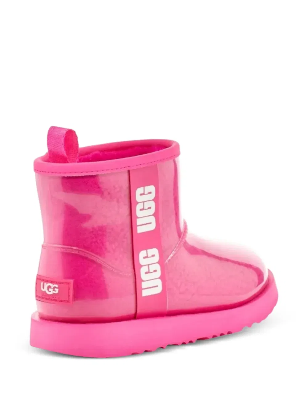 Классические прозрачные мини-ботинки Mini II Ugg Kids, розовый — фото 2