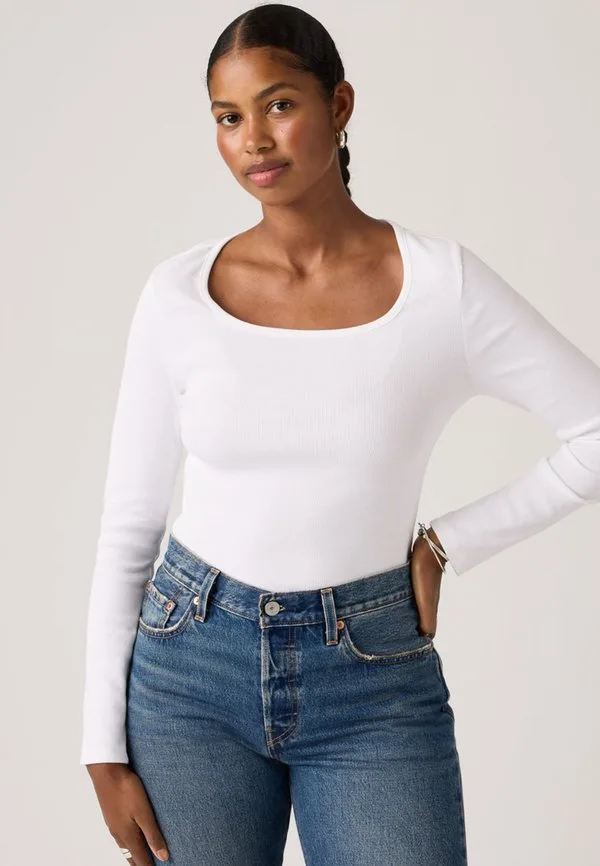 Незаменимая блузка с длинными рукавами Levi'S, Bright White
