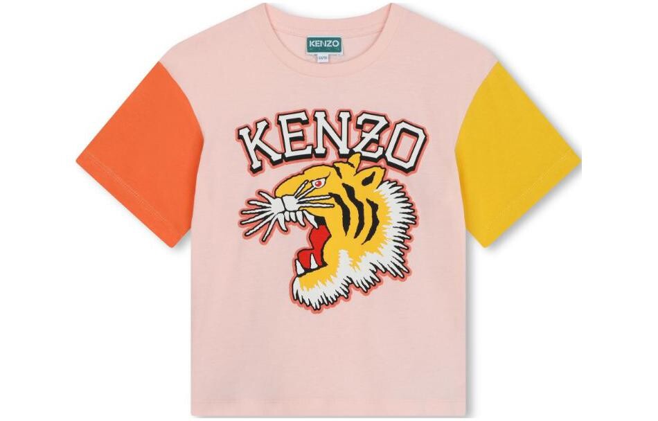 

Детская футболка Kenzo, розовый