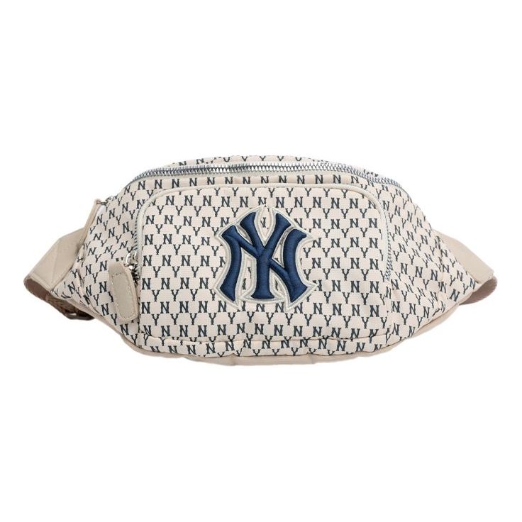 

Поясная сумка MLB Monogram Series Retro Full Print NY New York Yankees Casual Classic белого цвета