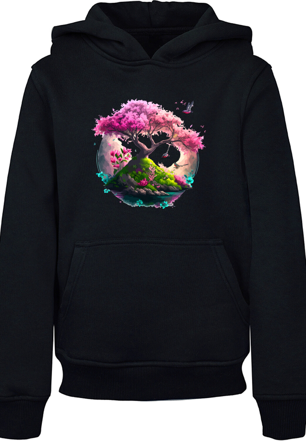 

Пуловер F4NT4STIC Hoodie Kirschblüten Baum, черный
