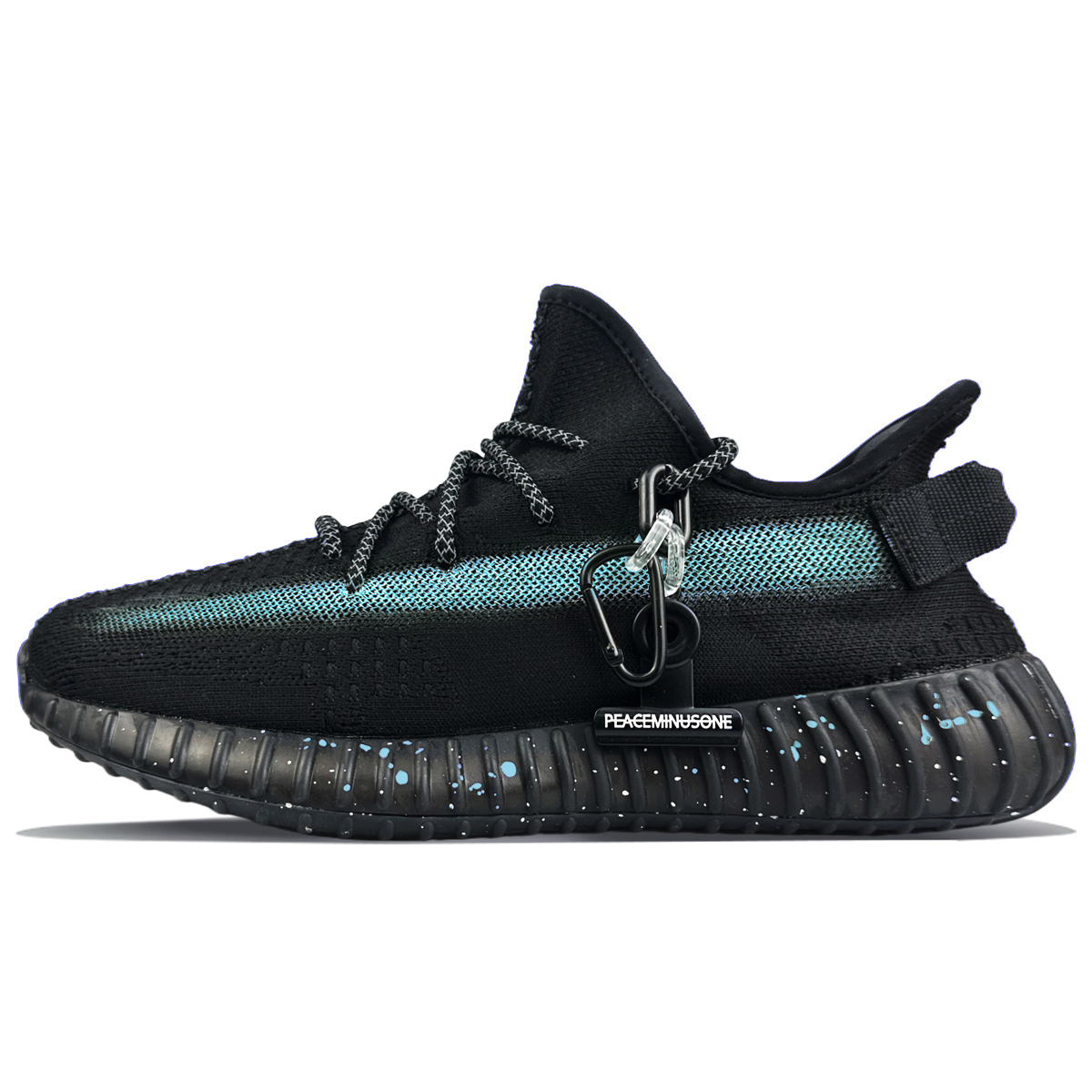 

Adidas Originals Yeezy Boost 350 V2 низкие повседневные кроссовки унисекс черно-синие, цвет Black Blue