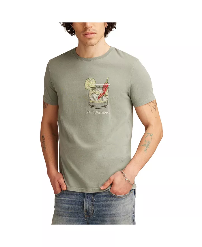 

Мужская футболка Cocktail Lucky Brand, зеленый