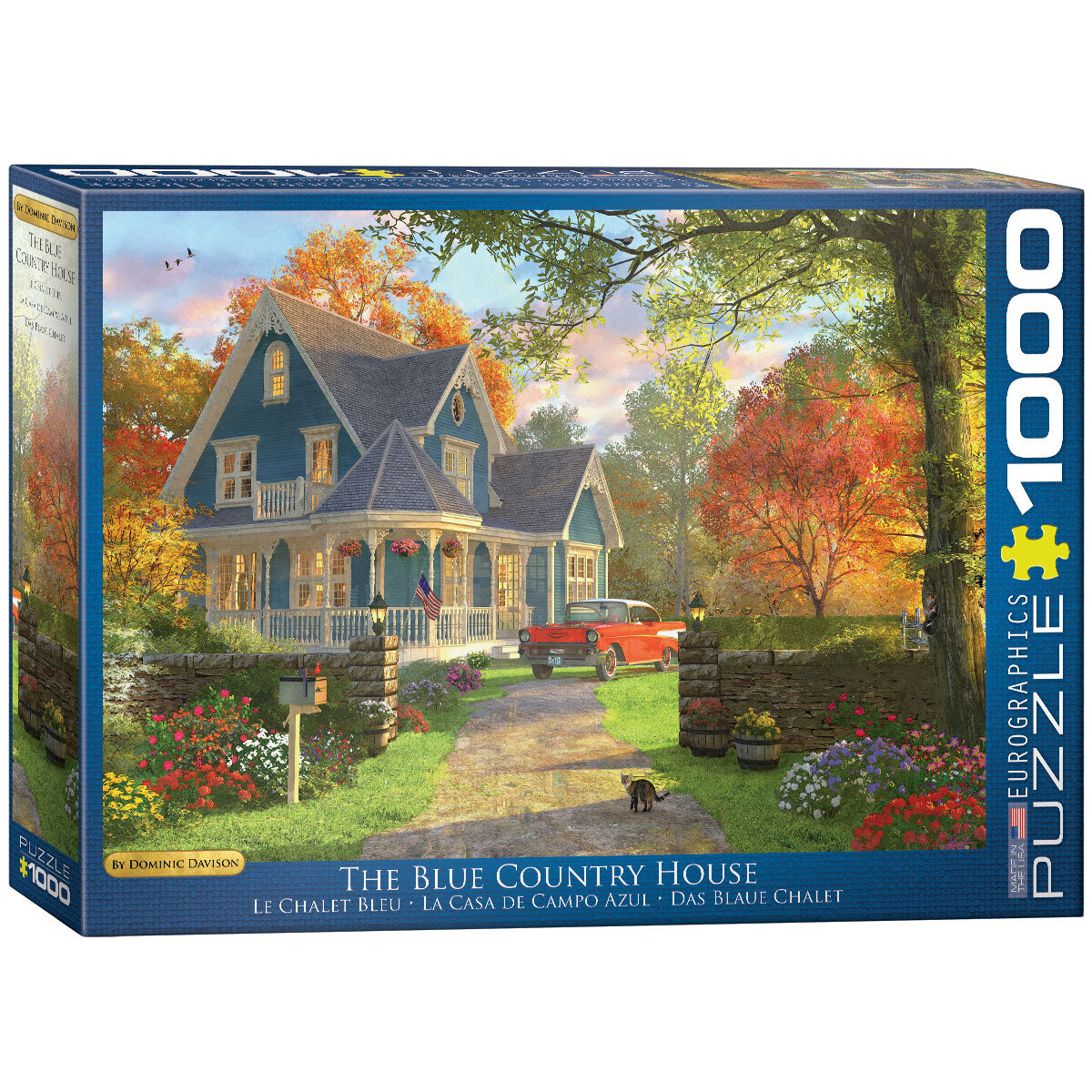 

Еврографика, пазл The Blue Country House, 1000 шт. EuroGraphics
