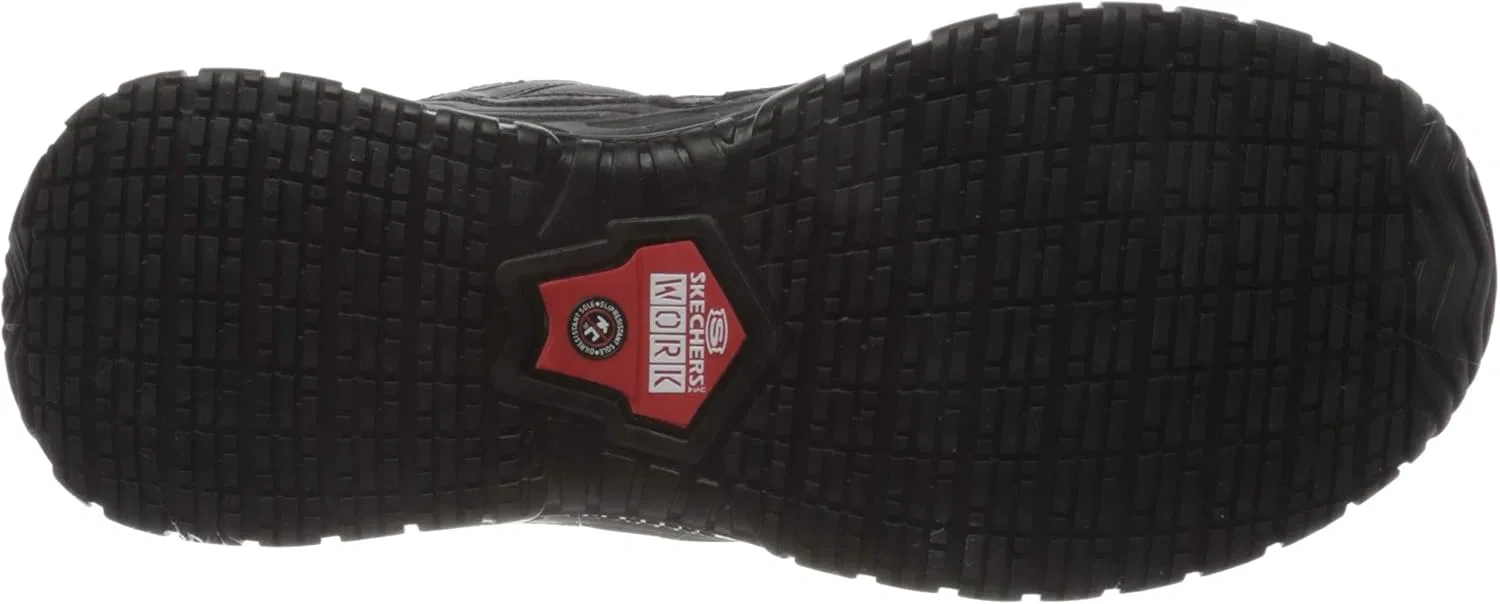 Мужские рабочие кроссовки Skechers Soft Stride Grinnel, Black — фото 4