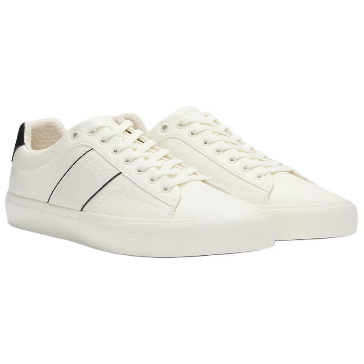 Кроссовки HUGO BOSS Skateboarding Men Low-top White, белый/черный — фото 3