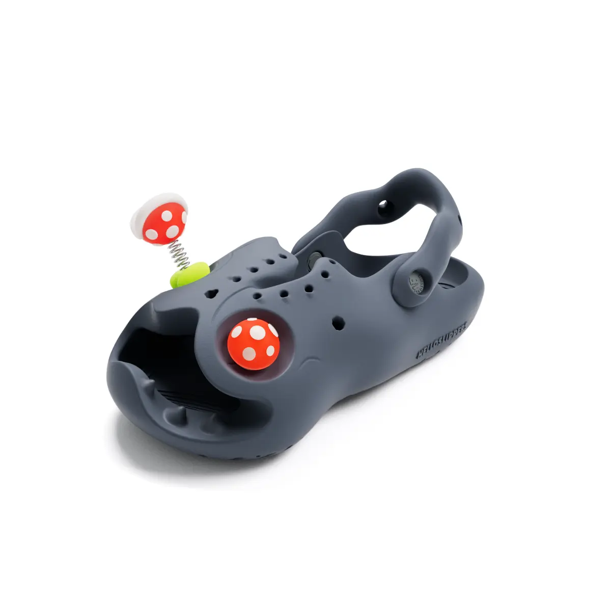 

HelloSlippers Мистер Скалли Пожирающий Цветок, Пляжные сланцы унисекс - шиферно-серые, цвет Slate Gray