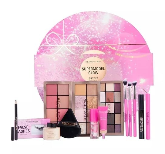 

Подарочный набор Super Model Glow 3, адвент-календарь Makeup Revolution