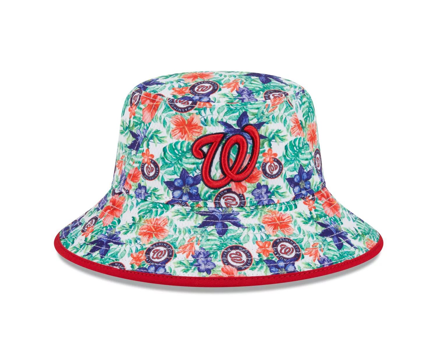 

Мужская панама New Era Washington Nationals с тропическим цветочным принтом