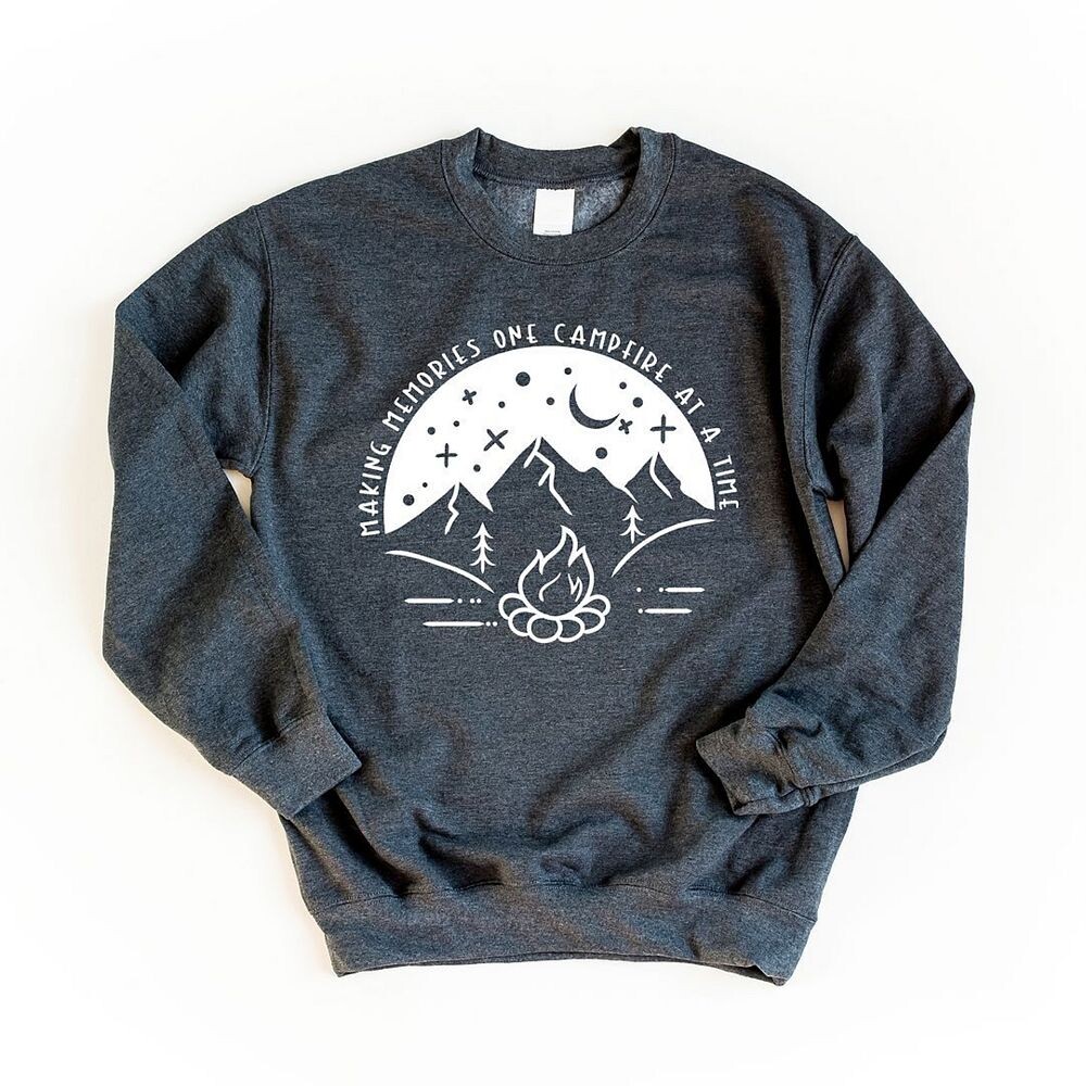 

Толстовка Making Memories Campfire Night Simply Sage Market, цвет Dark Heather