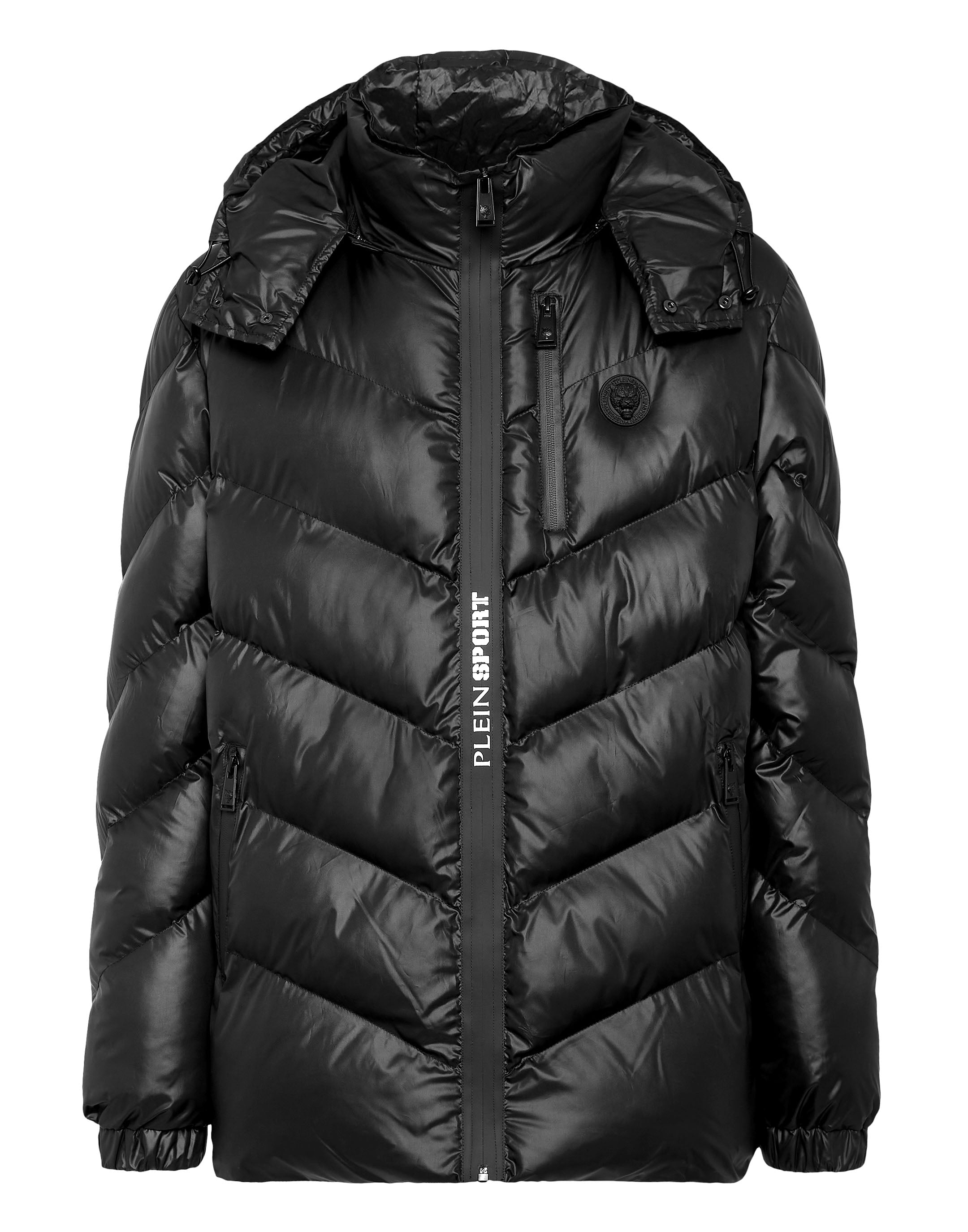 

Нейлоновая стеганая куртка Tiger PLEIN SPORT, черный