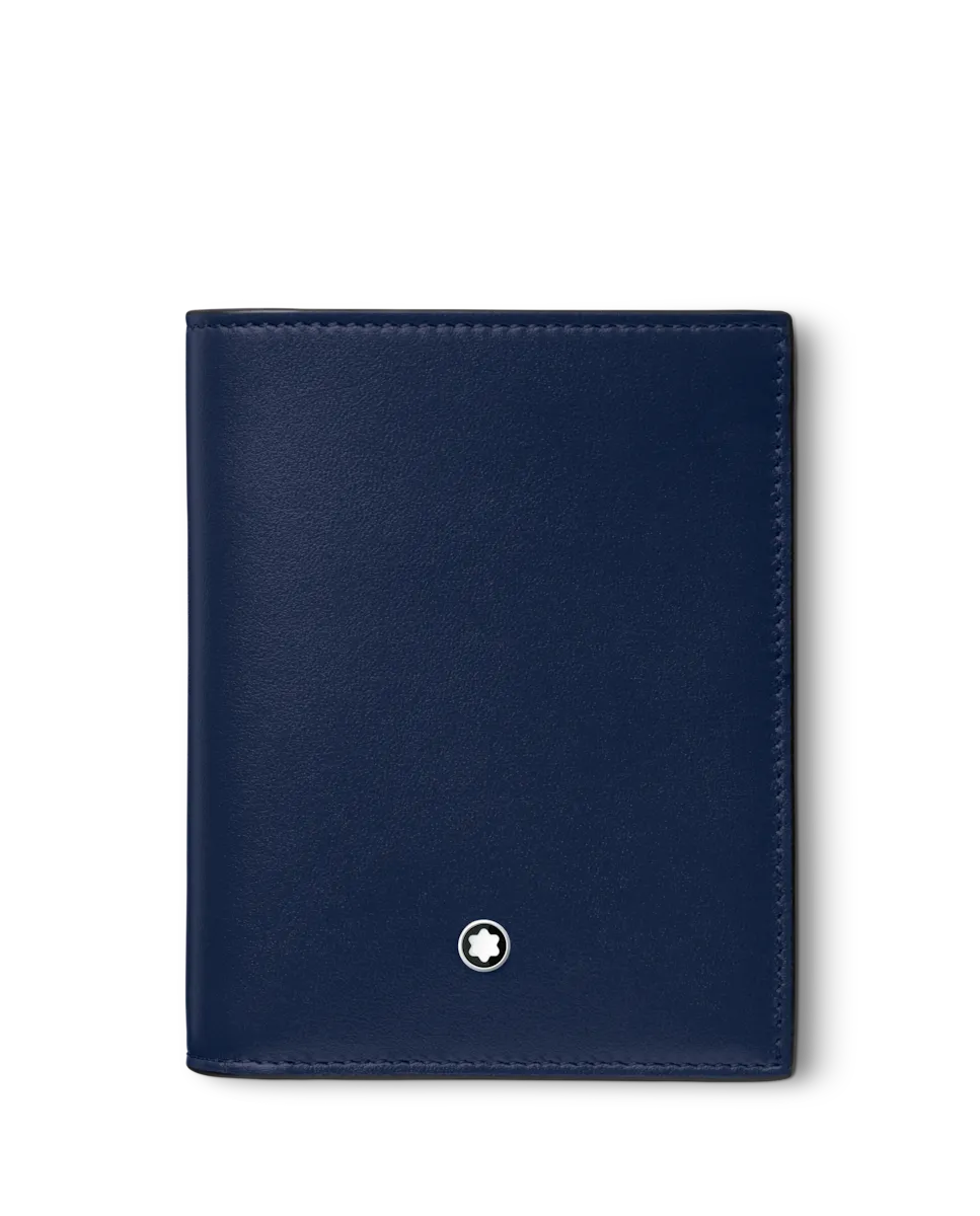 

Кошелек унисекс из синей кожи Montblanc, синий