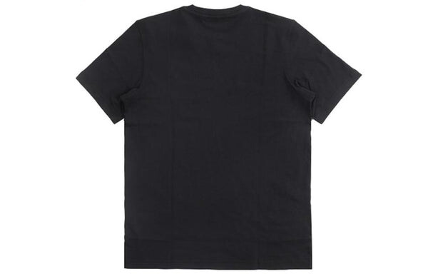 Футболка оригинальные с логотипом и принтом короткий рукав Adidas, черный — фото 2