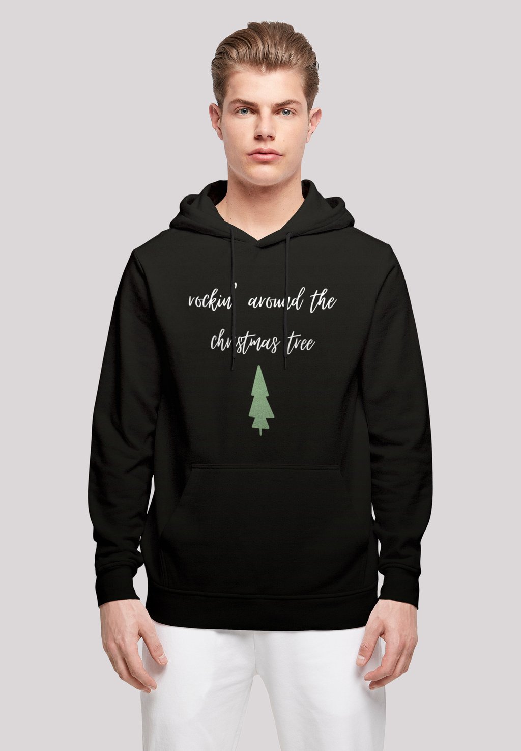 

Толстовка ROCKIN AROUND THE CHRISTMAS TREE - Hoodie F4NT4STIC, черный