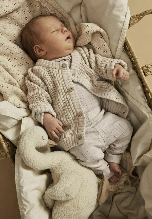 Боди с длинным рукавом Lil' Atelier, серый утренний