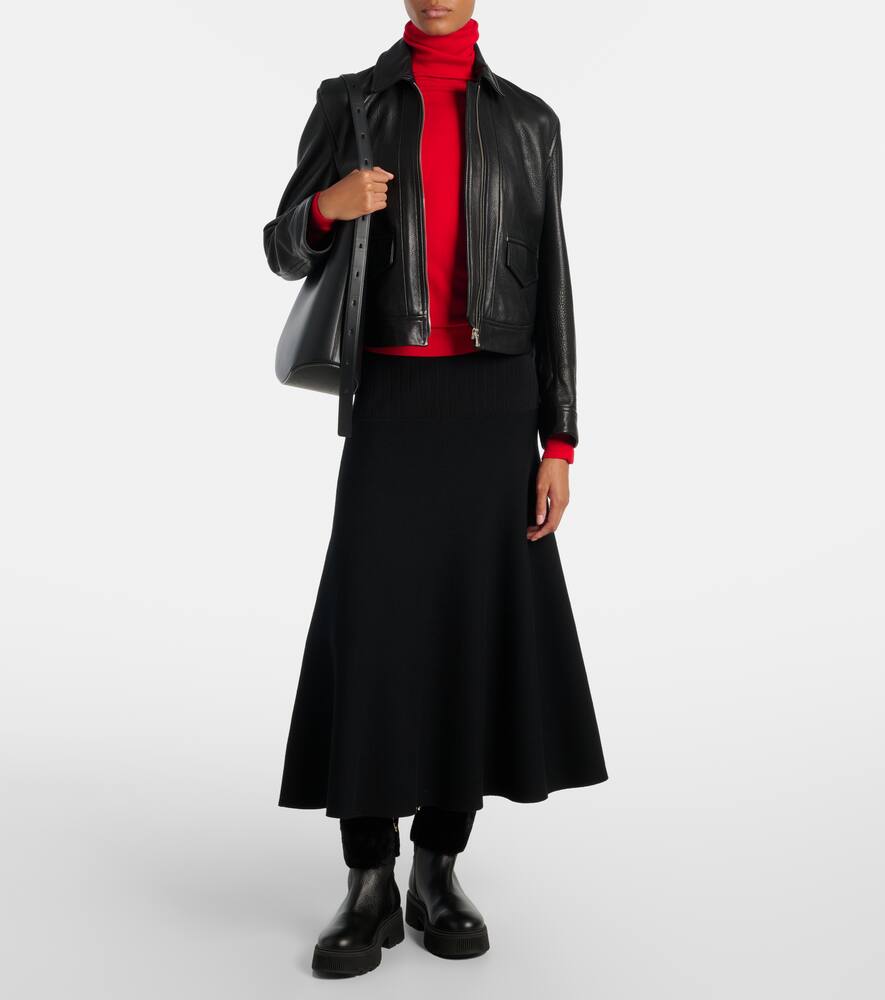 Туринские кожаные ботинки щиколотки с овчиной Bogner, Black — фото 3