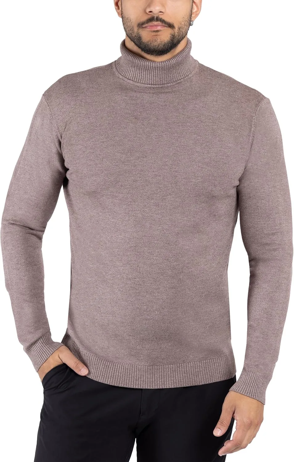 

X RAY мужская водолазка, мягкий slim fit пуловер