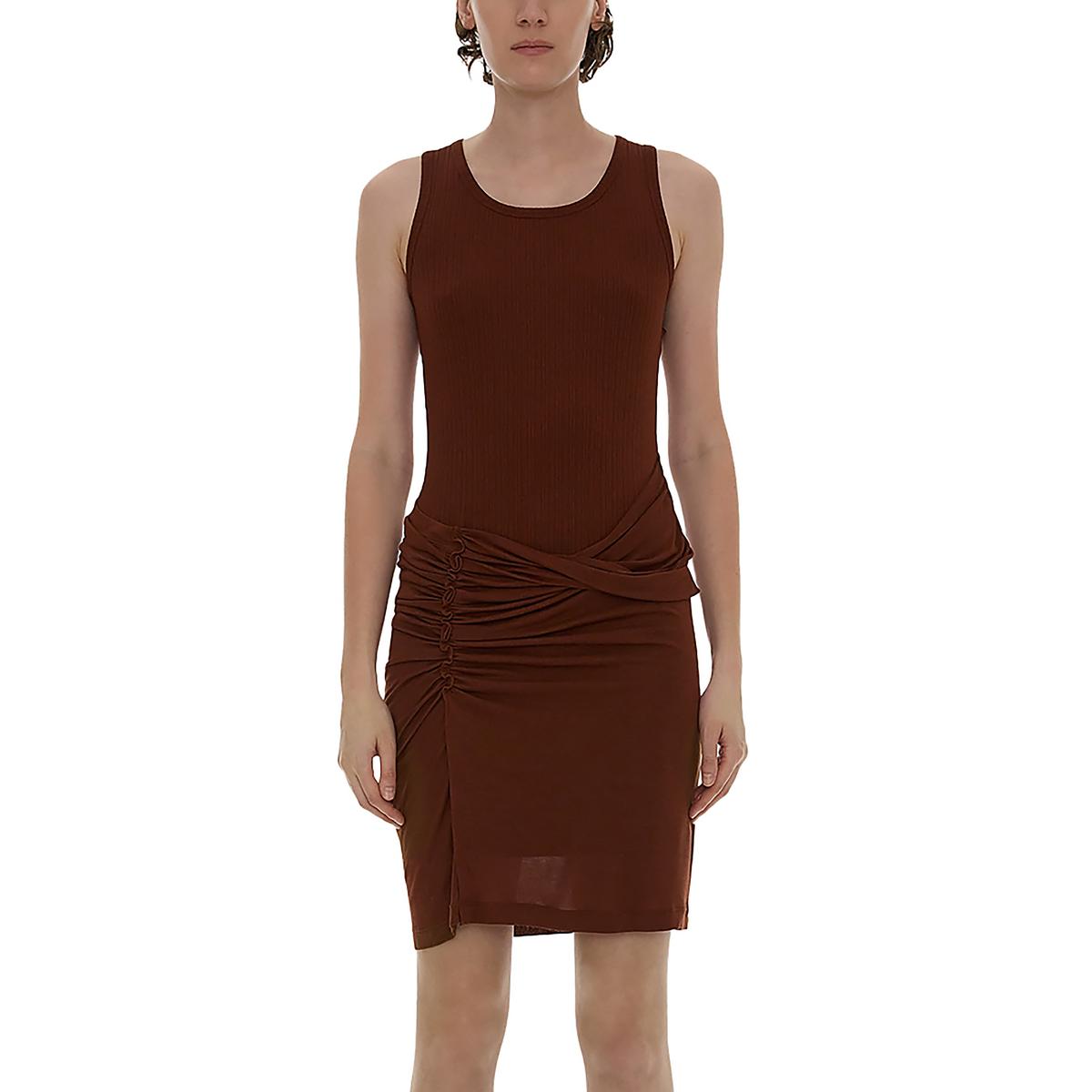 

Женское мини-платье-майка, платье-футболка Helmut Lang, цвет paprika