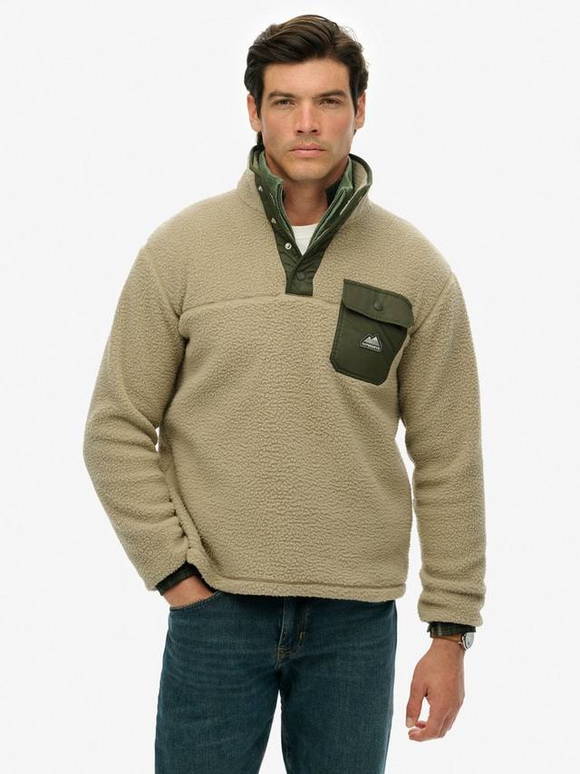 

Флисовая кофта Fuji с застежкой до половины Superdry, Winter Twig Beige