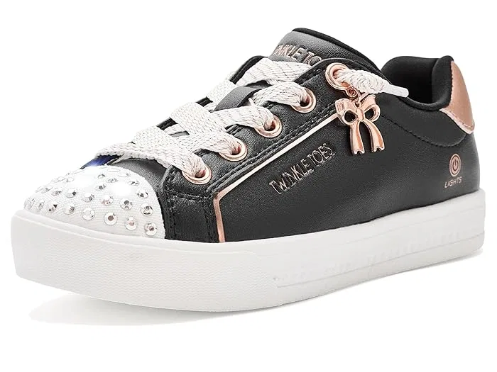 Кроссовки со светодиодами Skechers Super Starlite, Black/Rosegold