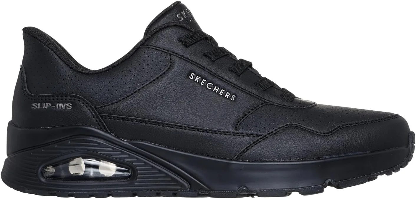 Мужские кроссовки Skechers Uno-Banksia Luxury Hands-Free, черный — фото 4