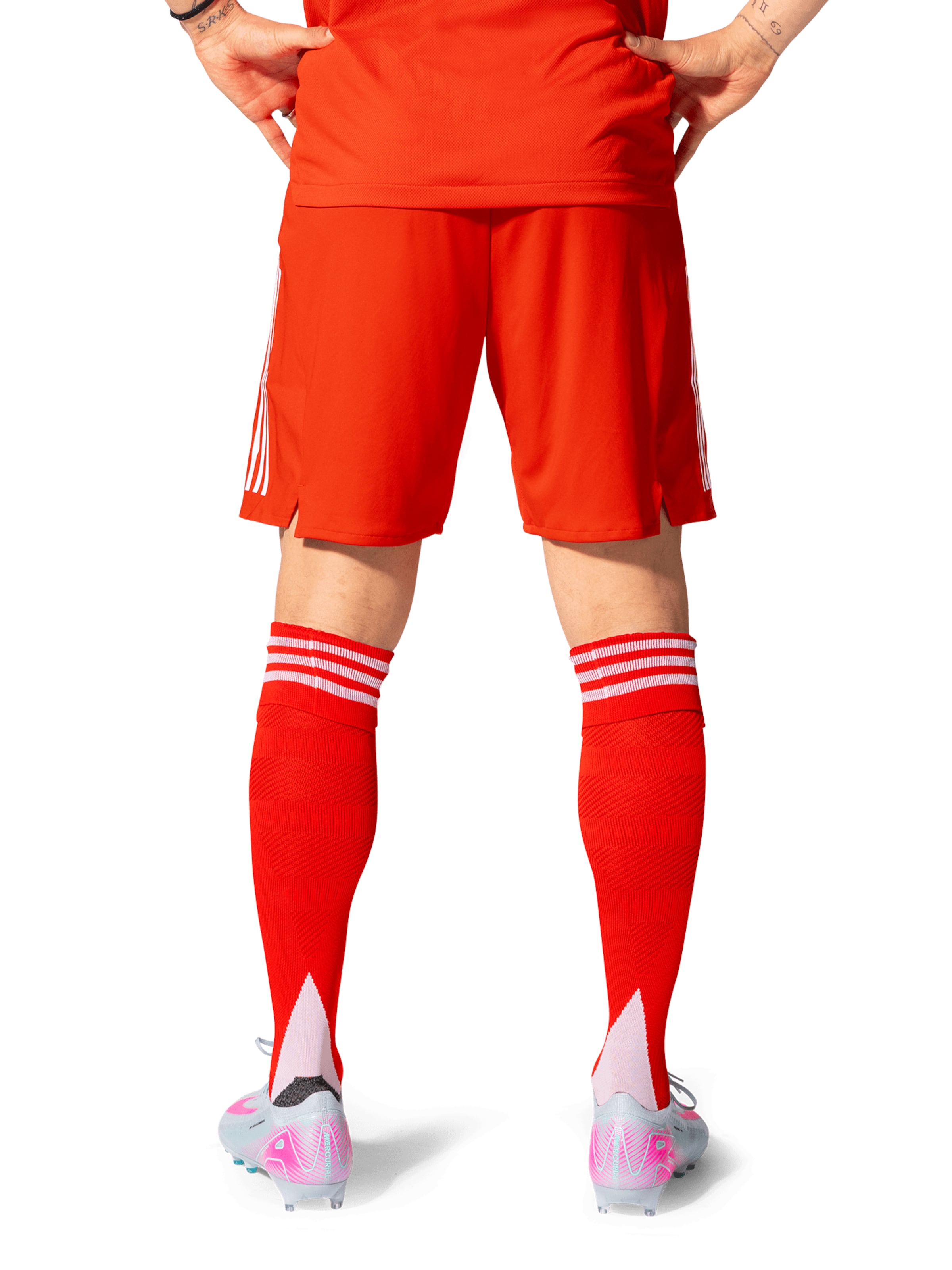 Adidas Performance Шорты для тренировок свободного кроя в цвете Orange Red — фото 4