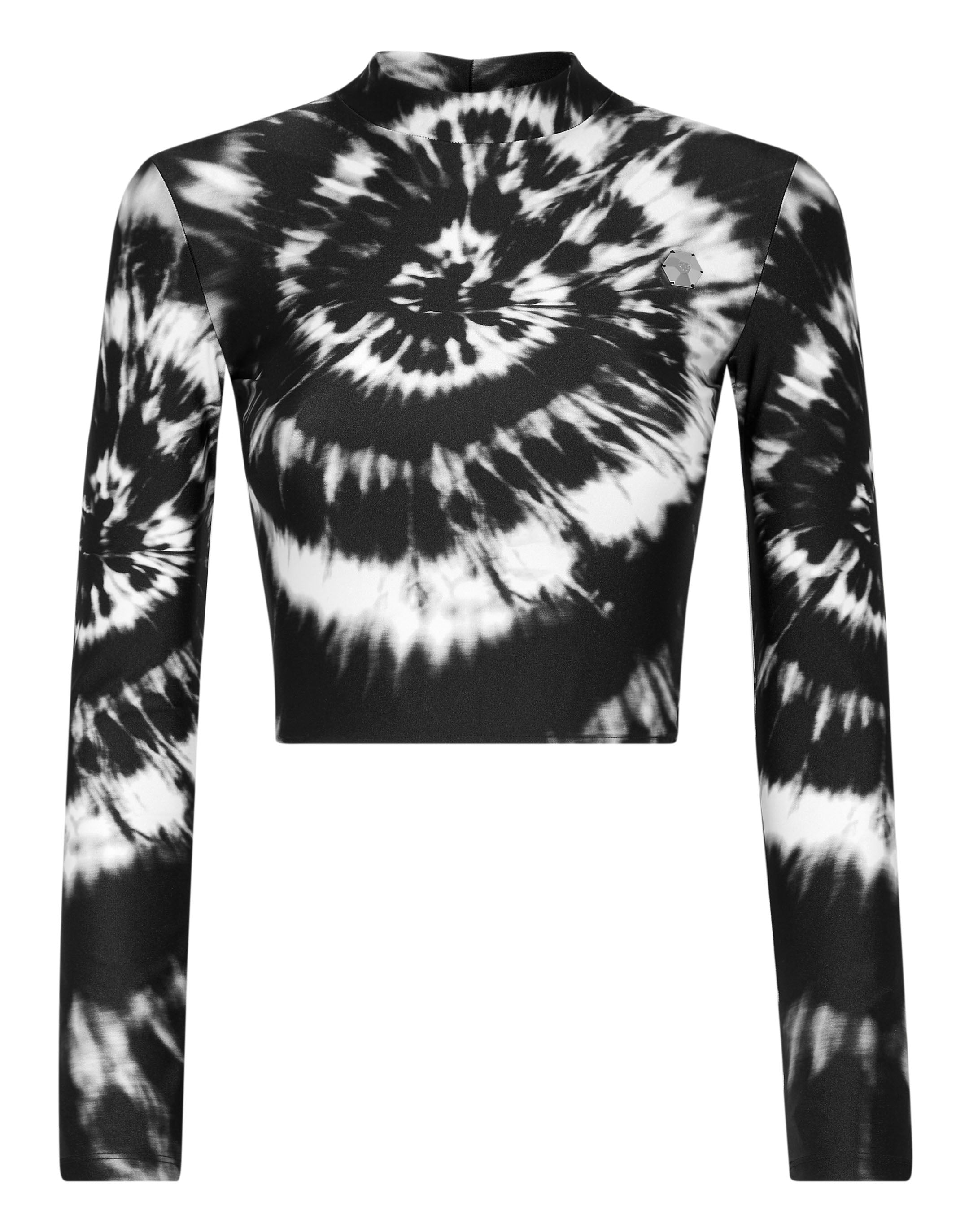 

LS Топ Tie Dye PHILIPP PLEIN, черный/белый