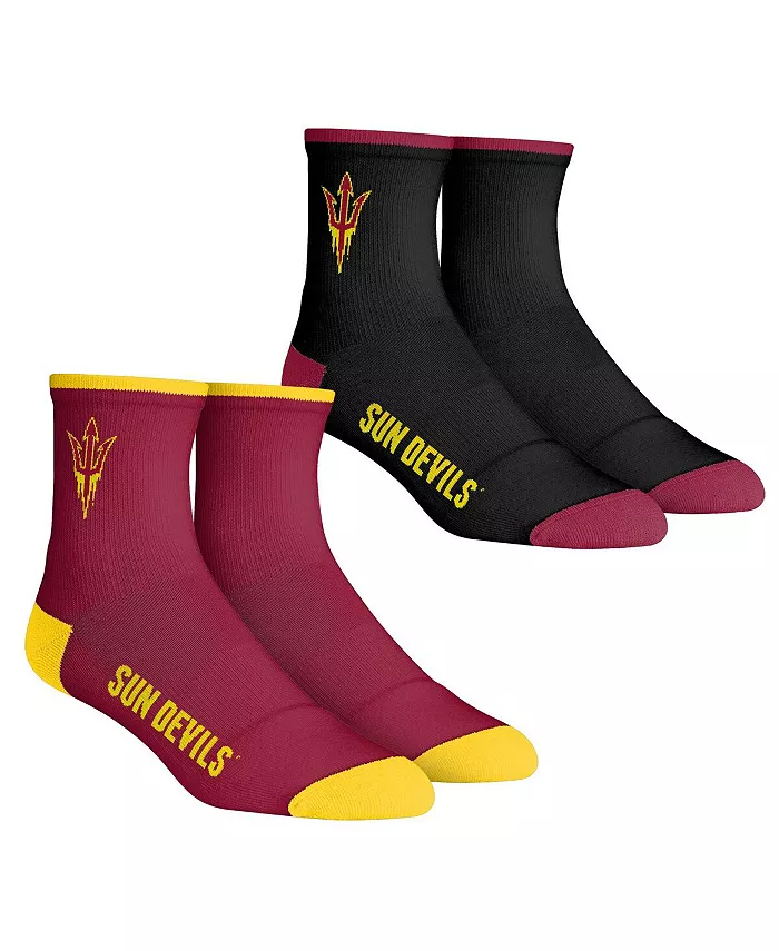 

Носки для мальчиков и девочек Youth Arizona State Sun Devils Core Team 2-Pack, длина до щиколотки, комплект из 2 пар Rock 'Em