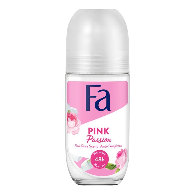 

Шариковый дезодорант-антиперспирант Pink Passion для женщин Fa, 50 мл