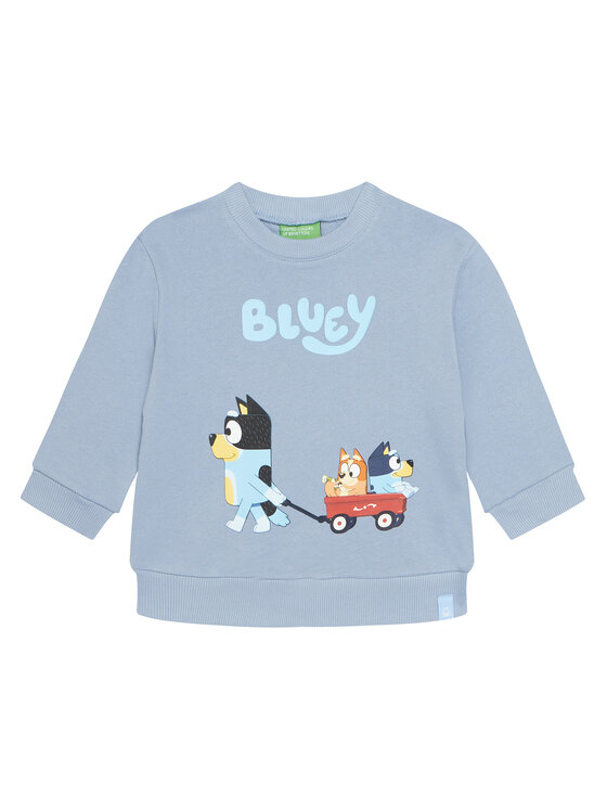 

Свитшот regular fit 3J70G10KF United Colors Of Benetton, голубой