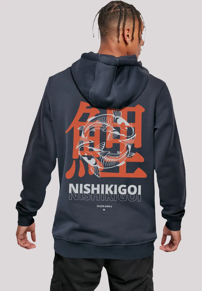 

Толстовка F4NT4STIC "Nishikigoi", принт, цвет морской волны