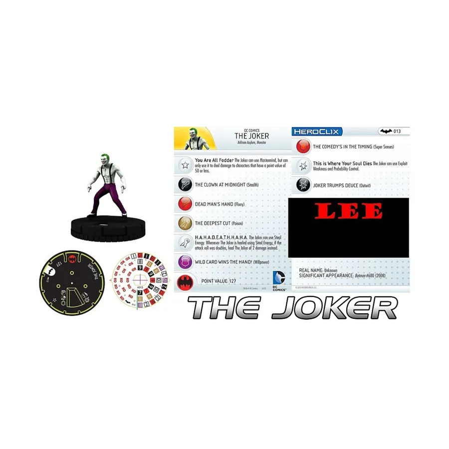 

Джокер, #013, DC HeroClix - Batman - Singles