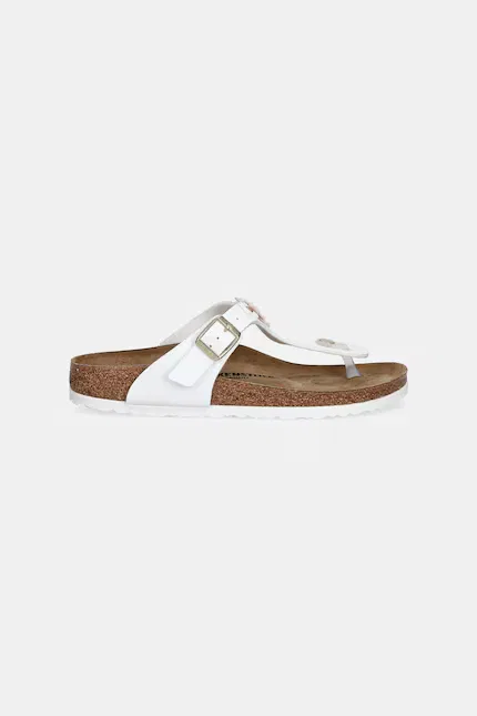 Сандалии-шлепанцы Gizeh Kids Flowers BF Birkenstock, белый — фото 2